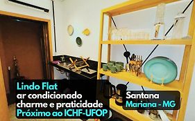 Flat4 aconchegante ar condicionado próx UFOP Mariana MG
